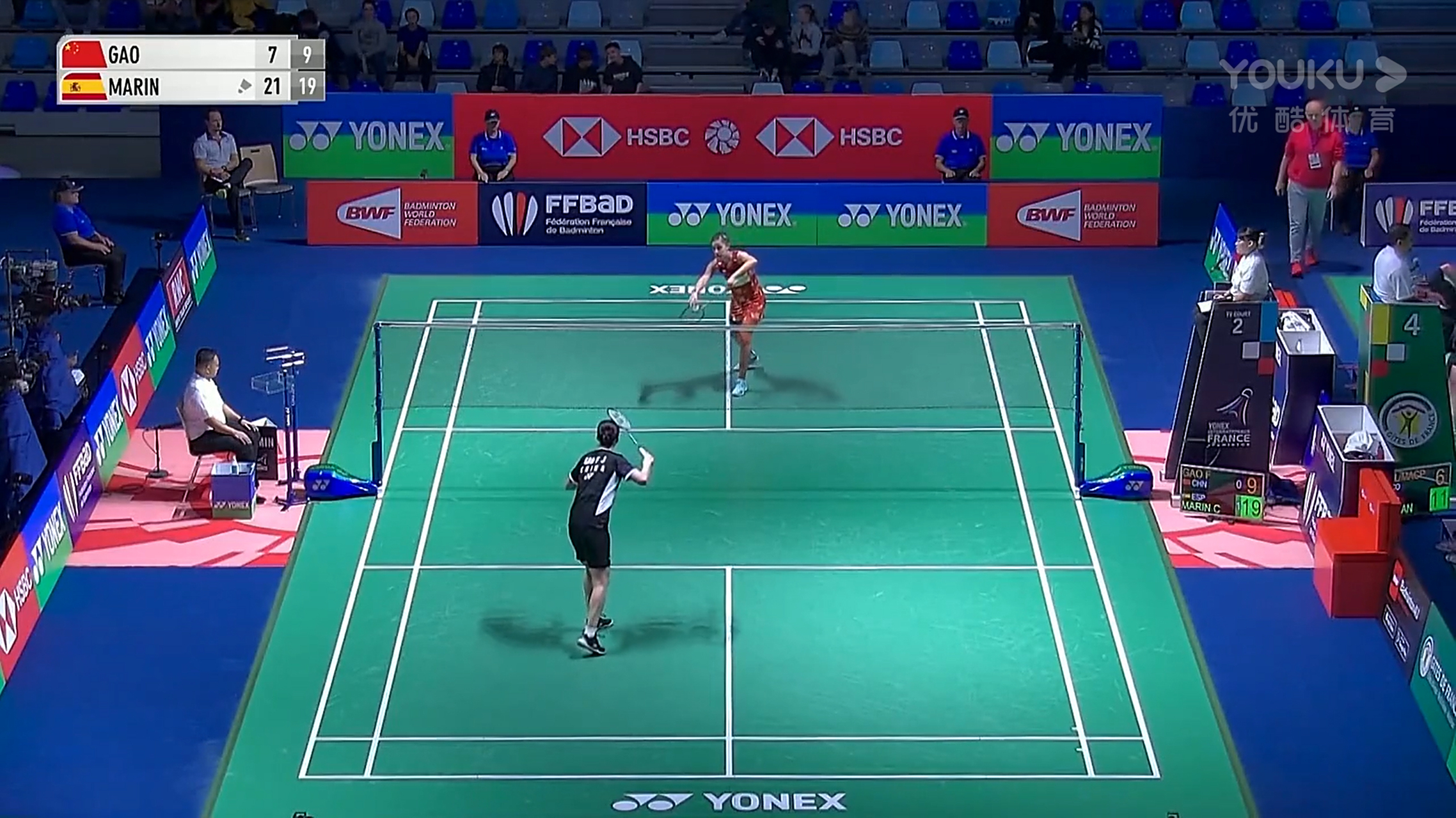 包含法国羽毛球队碾压英格兰羽毛球队，马琳绝境逆转的词条