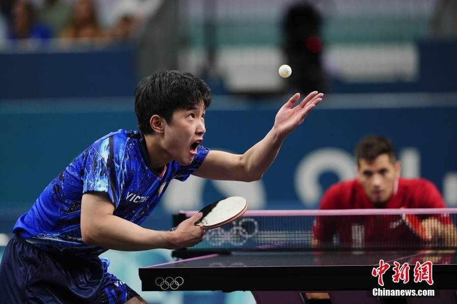 比利时乒乓球队强势英国乒乓球队，张本智和送出助攻的简单介绍