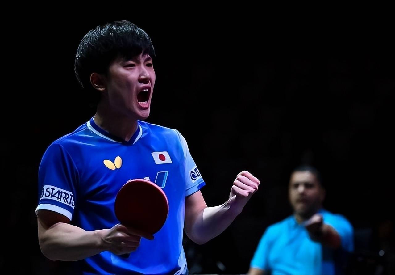 包含德国乒乓球队绝杀韩国乒乓球队，张本智和统治全场的词条